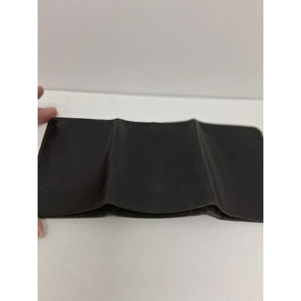 International Harvester Company Mens Black Leather Wallet
